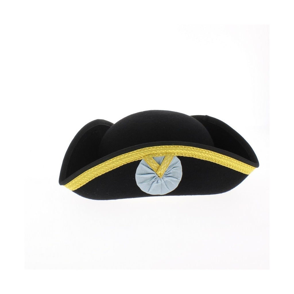 Chapeau Tricorne RER/SOT Galon Or Nos Colonnes - Boutique Maçonnique