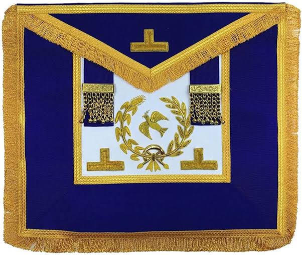 Tablier National. Grand Officier. Fonction brodée. Grande Tenue (47x41cm) tablier Nos Colonnes - Boutique Maçonnique