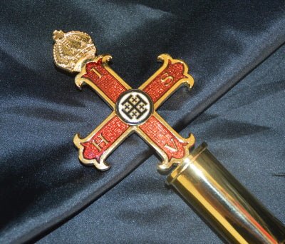 Bâton de Grand Croix de Constantin - Croix Rouge de Constantin - Nos Colonnes