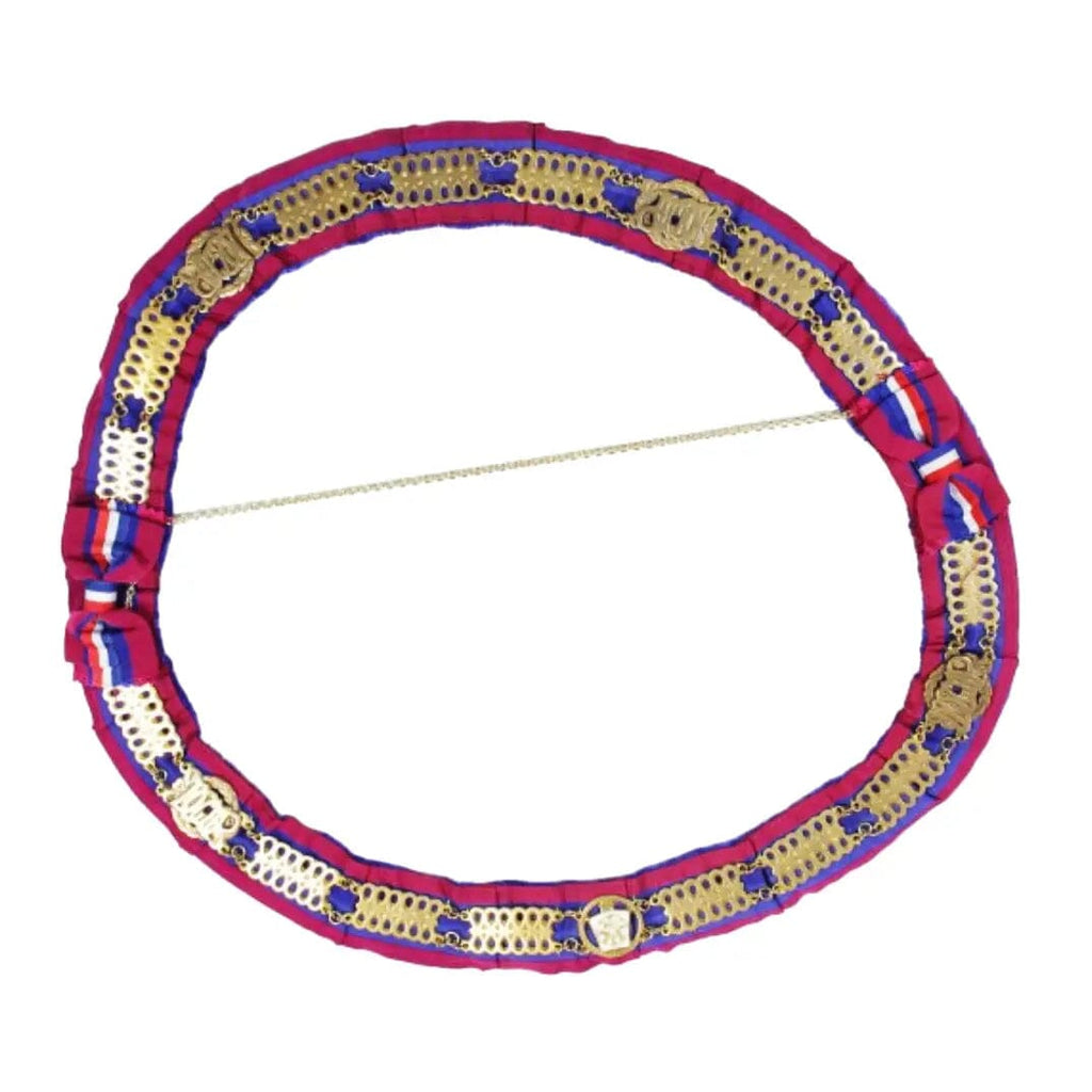 Collier Chaîne Luxe Député Grand Maître Provincial - Maçonnerie de la Marque - Nos Colonnes