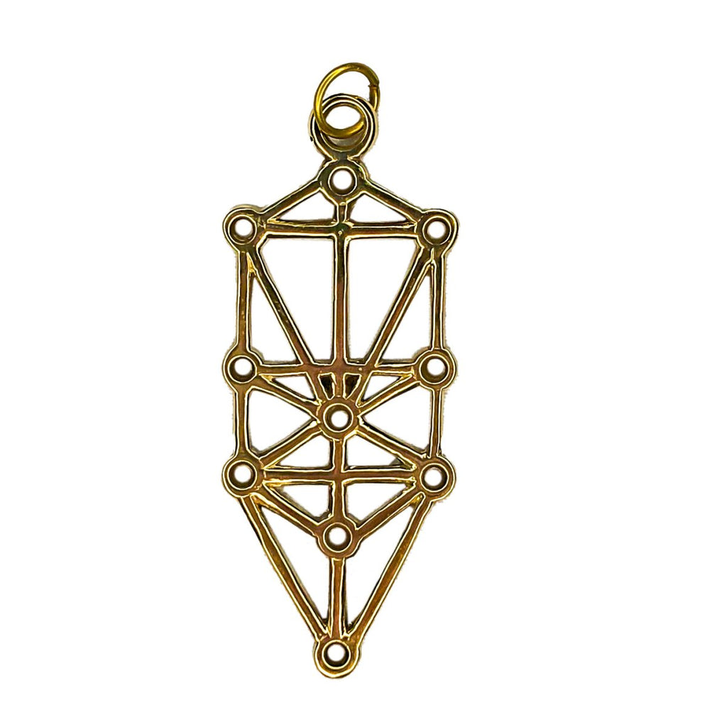 Pendentif L'Arbre Sephiroth (Or) - Nos Colonnes