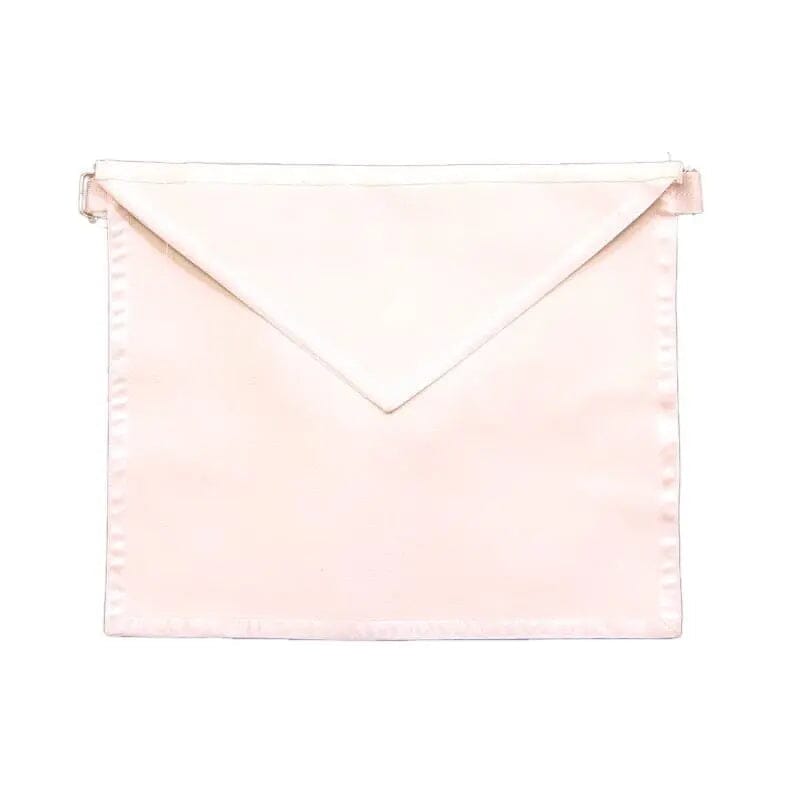 Tablier Apprenti. 36x31cm + 1 Paire de gants offerte. Cuir véritable - Rite de Schroeder - Nos Colonnes