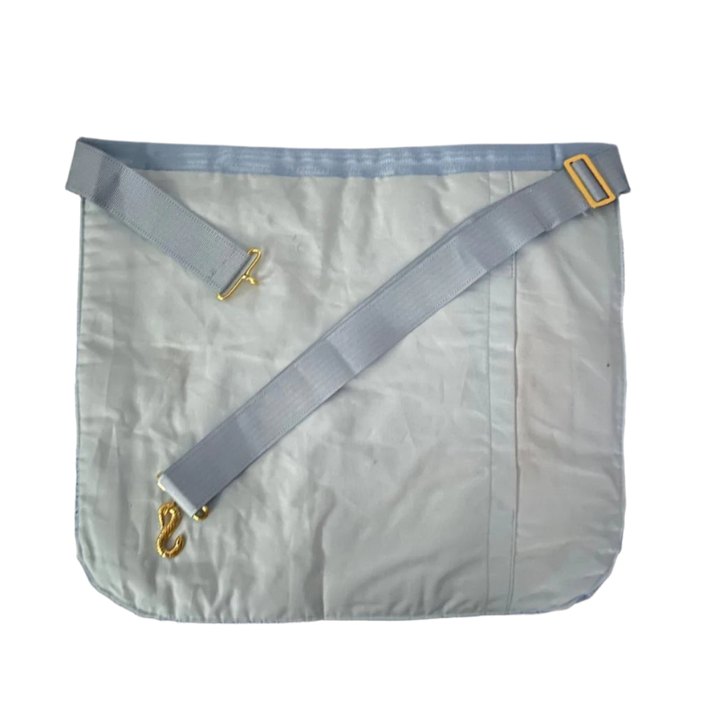 Tablier Vénérable Maître Ghimel - Bords arrondis - Rite Français Traditionnel - BA - Nos Colonnes