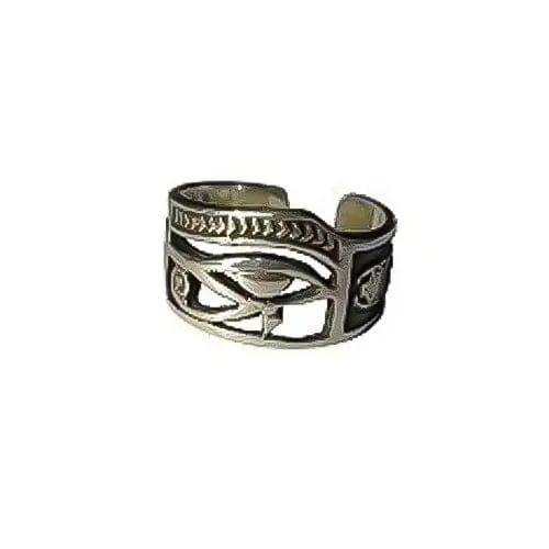 Bague égyptienne Œil de Râ (argent 925/1000) - Nos Colonnes