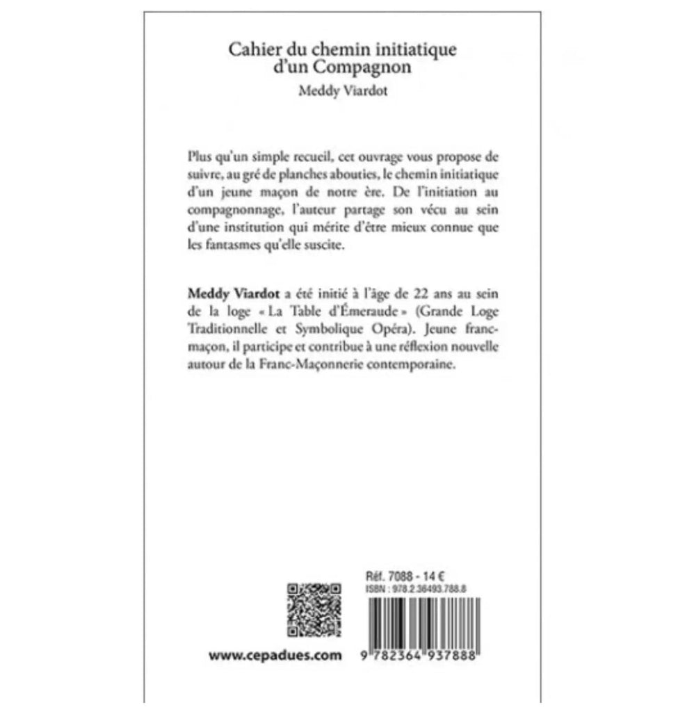 Cahier du chemin initiatique d’un Compagnon - Nos Colonnes