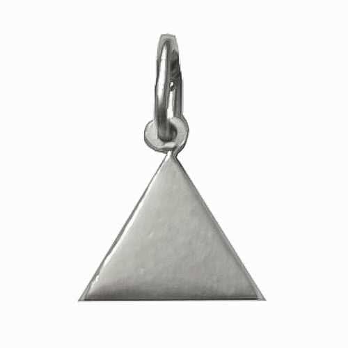 Pendentif Triangle demi pouce (argent 925/1000) - Nos Colonnes