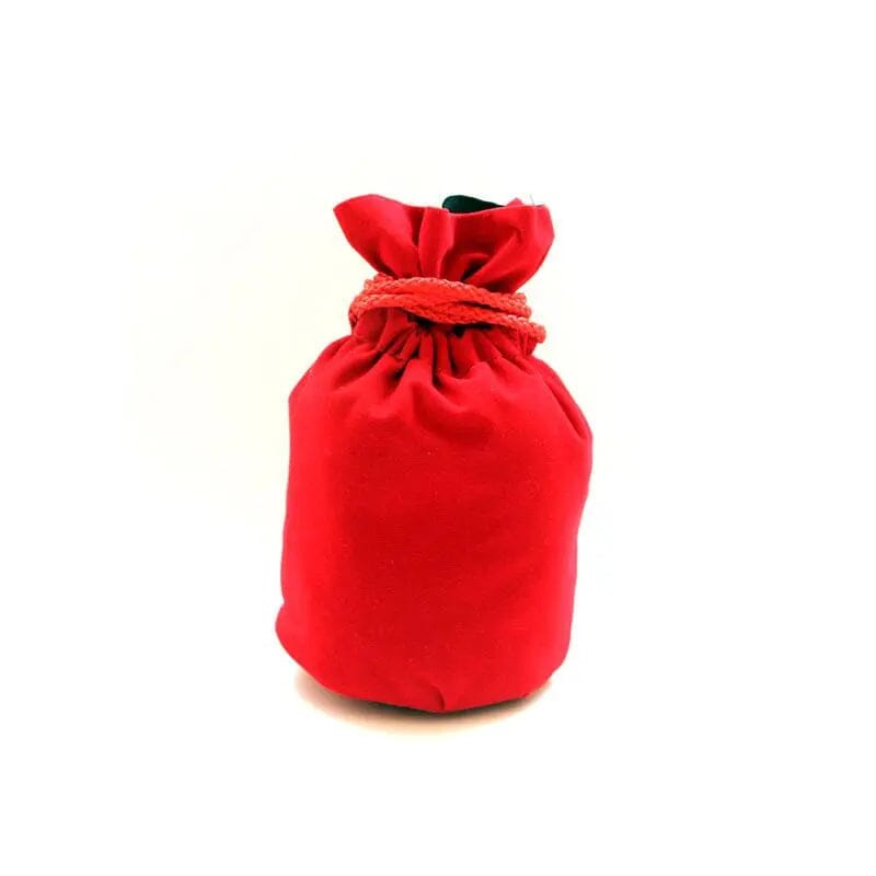 Sac "Tronc de la Veuve/Sac aux Propositions" rouge. Satin - Nos Colonnes