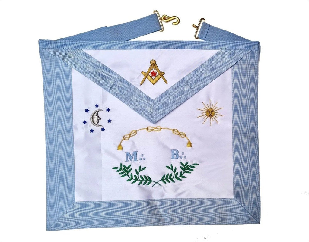 Tablier Maître MB - Rite Français Traditionnel RFT - Nos Colonnes